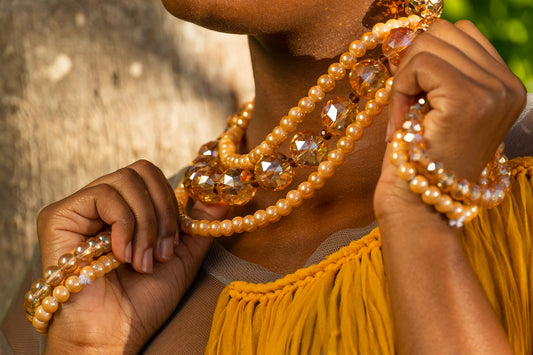 Jewels Terra cotta  Pearls of tanzania