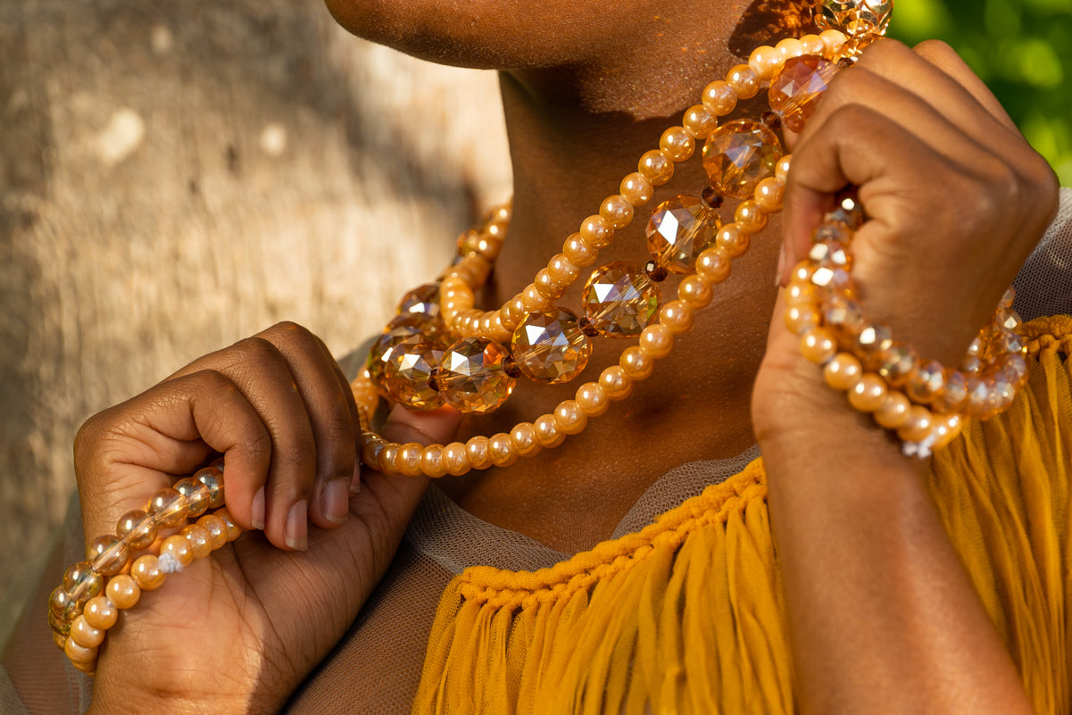 Jewels Terra cotta  Pearls of tanzania